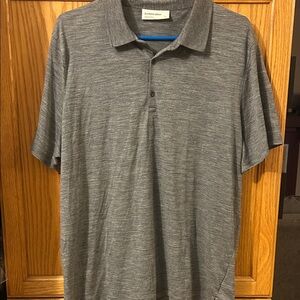 Icebreaker Men’s Heather Gray Polo